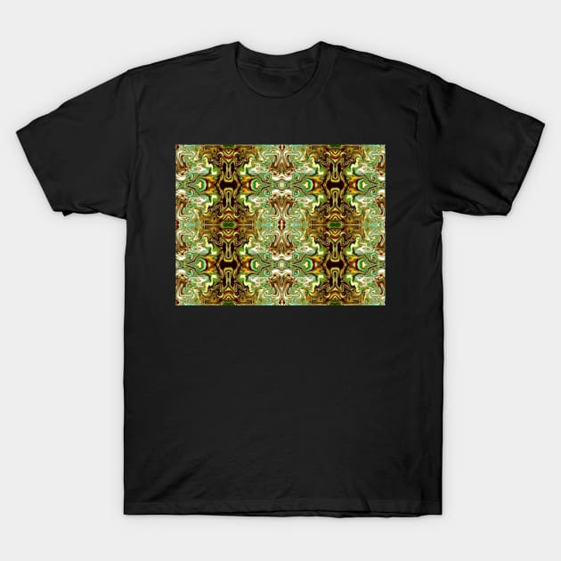 Green forms T-Shirt by Almanzart